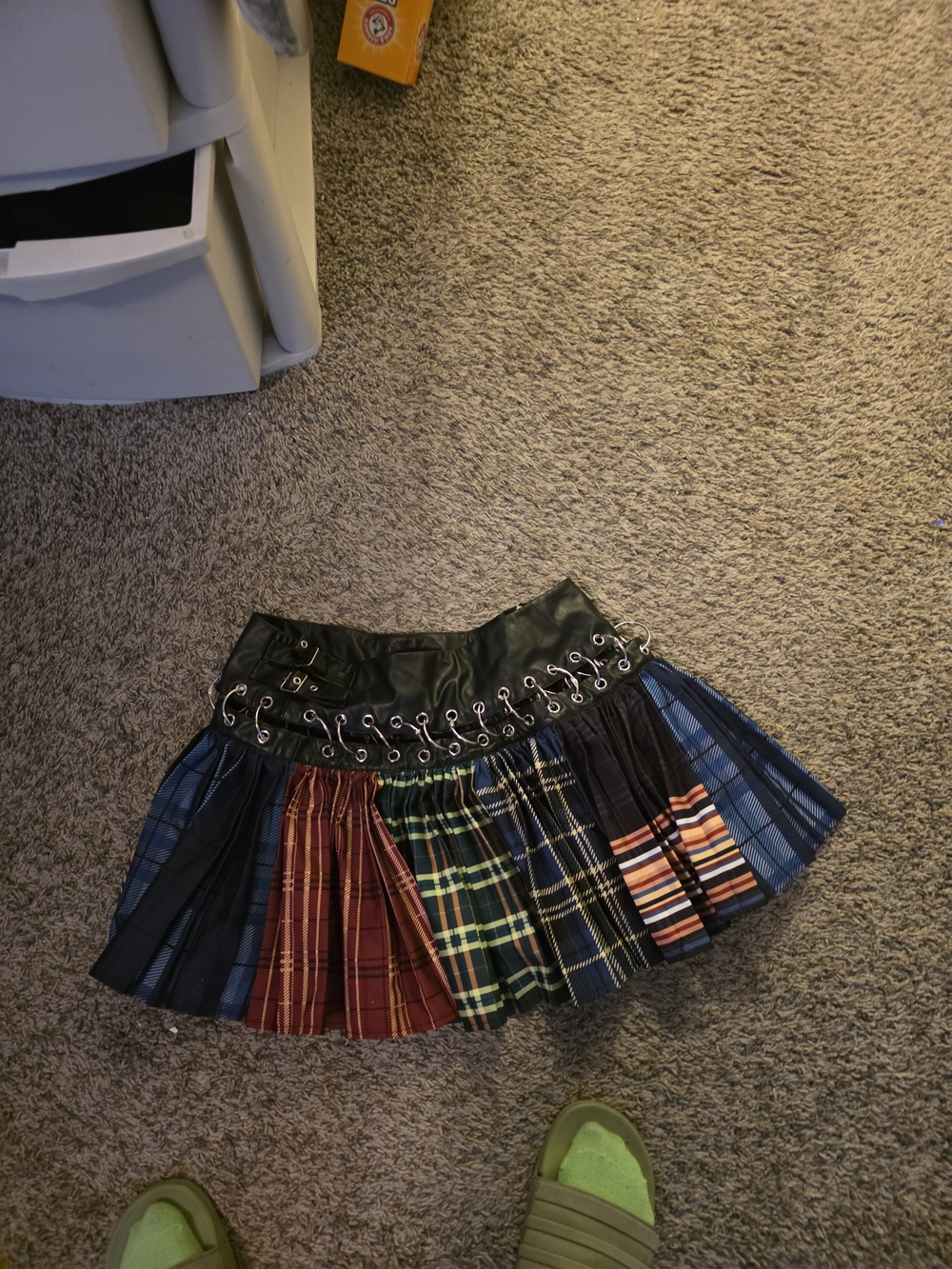 Goth or punk rock skirt